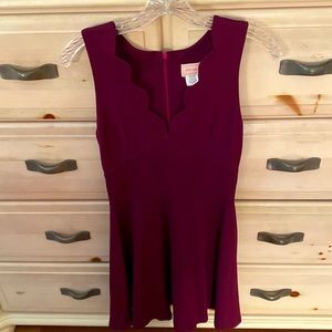 Love…Ady Dark Purple Sleeveless Dress